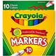thumbnail image 1 of Marcadores de Punta Ancha Crayola Colores Clásicos, Paquete de 24, 10 Colores, 1 of 1