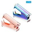 thumbnail image 3 of Uxcell Acrylic Staple Remover Set, 2 Pack Portable Lockable Jaw Style Staple Puller Tool with Plastic Box, Multicolor, 3 of 6
