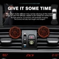 thumbnail image 5 of Essential Oil Car Diffuser with Vent Clip, Mini Portable Natural Log Lava Stone Aromatherapy Wooden Essential Oil Car Diffuser Wooden Flower Car Diffuser Locket, 5 of 5