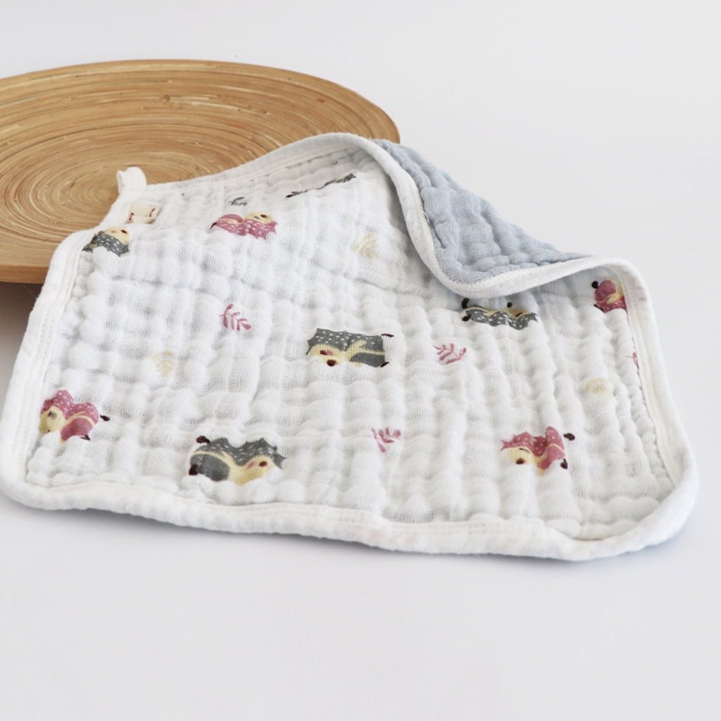 New Baby Cotton Feeding Towel Infants Handkerchief Gauze Nursing Clean Towel 