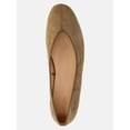 thumbnail image 4 of Scenario Women's Faux Suede Ballet Flats, 4 of 6