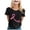 Black, variant on Womens tshirts printed short sleeve crew neck casual blouse trendy flowy clothing ladies basic tshirts comfortable daily wear tops
