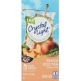 thumbnail image 5 of Crystal Light Sugar-Free Peach Iced Tea Low Calories Powdered Drink Mix 6 Count Pitcher Packets, 5 of 6