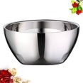 thumbnail image 4 of Bol Isolé en Acier Inoxydable Design Double Paroi pour Usage Domestique 245ml 10cm Argent, 4 of 4