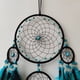 thumbnail image 4 of Atrapasueños, atrapasueños grandes para colgar en la pared, atrapasueños de plumas azules y negras para el dormitorio, adornos de arte de pared, regalos artesanales, 4 of 4