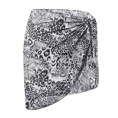 Yanyanz Swim Suits for Women 2025  Women s Summer Sarong Cover Up Beach Wrap Short Bikini Chiffon Sheer Pareo Swimwear Skirt  Swimsuit Coverup for Women