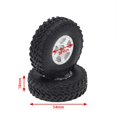 thumbnail image 4 of de rueda neumáticos de goma 4pcs 54x18mmn para Axial SCX24 90081 000002 1:24 Vehicle Crawler Car Repuesto , Plata A Yotijar neumáticos de coche rc, 4 of 8