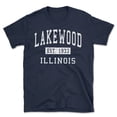 thumbnail image 1 of Lakewood Illinois Classic Established Men's Cotton T-Shirt, 1 of 1