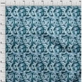 thumbnail image 4 of oneOone Viscose Chiffon Teal Blue Fabric Abstract Sewing Craft Projects Fabric Prints By Yard 42 Inch Wide, 4 of 4