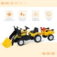 thumbnail image 4 of Aosom Ride on Pull Tractor for 3 Year Old, 4 of 9