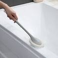 thumbnail image 4 of Long Handle Sponge Brush Yrmaups Under $5 ! Extended Reach Cleaning Tool for Kitchen Bathroom Dishes Sinks Tiles Bathtub Scrubbing Replaceable Sponge Head Comfortable Grip for Hard to Reach Areas, 4 of 6