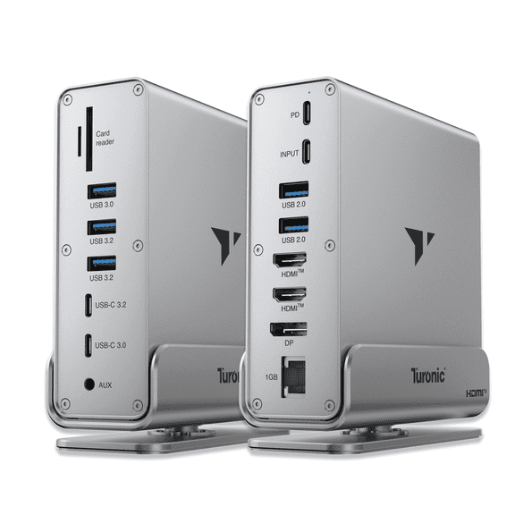 Turonic DockHub Pro 15-in-1 USB 3.2, Dual HDMI 4K@60Hz (BYL-2519)