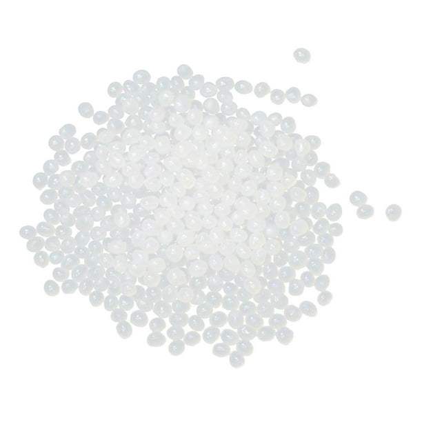 Perlas de pegamento térmico termofusible, material a granel para encuadernación de libros, reparación de tarjetas de álbum Blanco