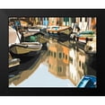 thumbnail image 2 of Lake, Shelley 24x20 Black Modern Framed Museum Art Print Titled - Burano Boats, 2 of 5