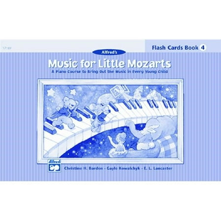 Alfred 00-17189 Music for Little Mozarts- Flash Cards- Level 4 - Music Book