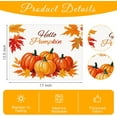 thumbnail image 4 of Pumpkins Maple Leaves Fall Placemats Set of 4,12.5x17 Inch Fall Placemats Autumn Thanksgiving Harvest Table Mats for Dining Table Home Party Kitchen Decoration, 4 of 6