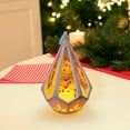 thumbnail image 6 of Danhjin Battery Operated Flameless Lantern, Luminous Portable Night Lanterns for Christmas Home Indoor Outdoor Window Festival Party Wedding Decoration, 3.78*3.78*6.3in, 6 of 6