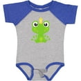thumbnail image 3 of Inktastic Cute Frog, Green Frog, Frog Prince, Crown Boys or Girls Baby Bodysuit, 3 of 5