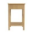 thumbnail image 3 of Butler Specialty Company Lennon 1 Drawer Rounded Leg Wood Nightstand - Natural, 3 of 7