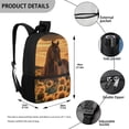 thumbnail image 4 of Uorisanigo Sunflower Horse 17 inch School Backpack Bag for Boys Girls Multifunctional Preschool Travel Bag Kindergarten Schoolbag Nursery Bags with Adjustable Padded Straps, 4 of 6