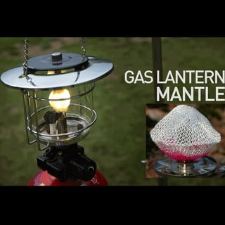Lixada Mini Propane Camping Lantern Single Mantle Gas Light Portable Gas  Light Hanging Tent Lamp with 2 Lantern Mantles for Travel Hiking Backpacking