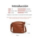 thumbnail image 3 of Bolsa de cuero Lab.G Moda Dama Gran Capacidad Impermeable Marrón, 3 of 4