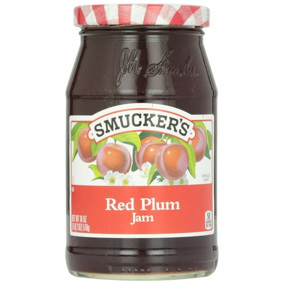 ( 2 Pack )Smucker's Red Plum Jam, 18 Ounces