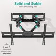 thumbnail image 3 of Soporte de pared para TV WALI FTM-3 Full Motion 32-80 pulgadas, 40 x 40 cm, 40 kg, 3 of 8