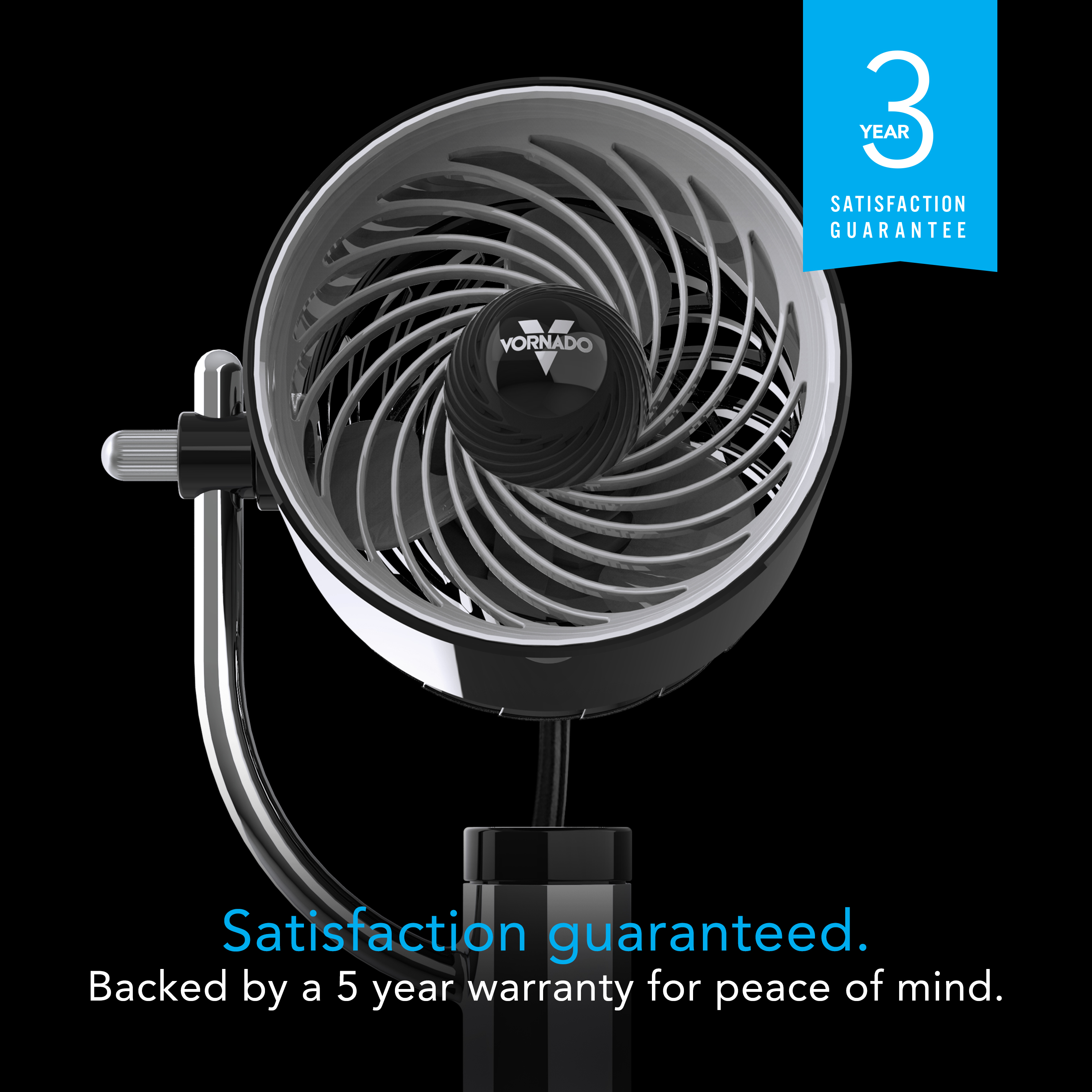 Vornado Pivot Personal Air Circulator Clip Fan with Multi-Surface Mount, Black - image 4 of 10