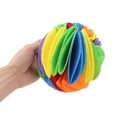 thumbnail image 1 of Fugacal Dogs Snuffle Toy, Dog Snuffle Ball Colorful For Indoor, 1 of 8
