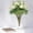 White, variant on Aodebiao Fake Flowers , Silk Roses Artificial Flowers Silk Flowers Arrangement Suitable for Home Spring Decor Office Decoration, Dining Table Centerpiece Kitchen Bathroom
