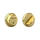 thumbnail image 4 of Deadbolt Schlage B60N505 con llave, 1 cara, latón brillante, 4 of 7