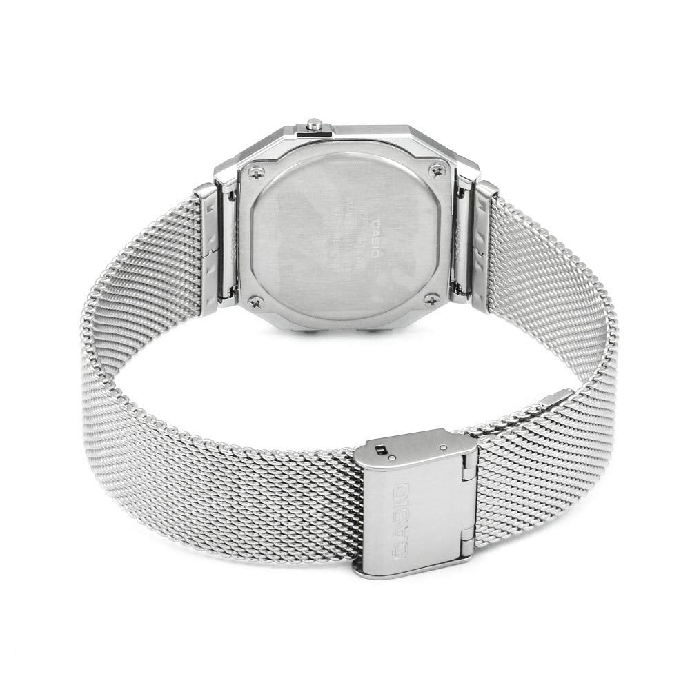 Casio Men's 26mm Classic Stainless Steel Wristwatch, White