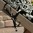 thumbnail image 4 of ARDEN Foam Outdoor Chaise Lounge Cushion, 21 x 72, made with ProFoam, Rain-proof, Fade Resistant, Ashland Black Jacobean, 4 of 9