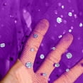 thumbnail image 2 of Felirenzacia Women's Mesh Sequin Layered Skirt, Long Tulle Dance Skirt, Purple,Free Size, 2 of 5