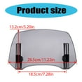 thumbnail image 5 of Yammee Windshield Windscreen Motorcycle Accessories Adjustable Spoiler for Most Model, 5 of 11