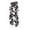 D, variant on MInHoues 5.7 FT Solid Matte Black Artificial Leaf Garland, Plain Bendable Hanging Greenery Vine for Table Mantel Gothic Halloween DIY Decor