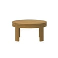 thumbnail image 4 of Plank+Beam Solid Wood Contour Round Coffee Table, 30" Coffee Table, Coffee Tables for Living Room, Modern Center Table for Small Spaces, Pecan, 4 of 9