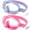 03-pink& Mermaid Purple, variant on Vvinca Swim Goggles with Nose Cover, Fabric Strap Toddler Kids Swimming Goggles Diving Mask Anti-Fog/UV No Leak for Age 3-15