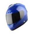 thumbnail image 3 of 1Storm JH901 Glossy Blue Full Face Motorcycle Helmet with Bluetooth Headset, 3 of 6
