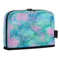 thumbnail image 2 of Standing Pencil Case with Base Large Capacity Stationery Pouch Pen Bag with Zipper for Women Men Tie-dye Dandelions Pattern, 2 of 7