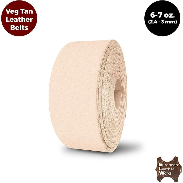 Natural Vegetable Tanned Leather 3mm (7oz.)