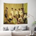 thumbnail image 3 of Stray Kids Wall Tapestry Cartoon Poster Wall Hanging Tapestry for College Dorm Living Room Bedroom Decoration 59x59 Inch, 3 of 7