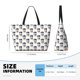 thumbnail image 4 of Fotbe Coffee To Go Pattern Bolsa de Viaje para Playa - Resistente al Agua, Bolsa Tote de Gran Capacidad y Ligera con 7 Bolsillos para Mujeres y Hombres, 4 of 7