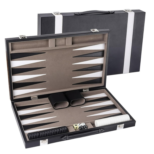 Set de juego de mesa de backgammon GSE Games & Sports Expert