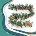 thumbnail image 4 of Guirlande Lumineuse LED de Noël, Couronne Murale de Fête, Éclairage Intérieur Extérieur, 4 of 7