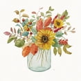 thumbnail image 3 of Nan 12x12 Black Modern Framed Museum Art Print Titled - Autumn Fresh II, 3 of 5