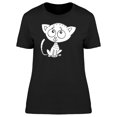 thumbnail image 1 of Cute Kitten Adorable Cartoon Tee Women's -Image by Shutterstock, 1 of 1
