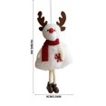 thumbnail image 3 of Feledorashia Christmas Plush Doll Ornament, Stuffed Holiday Tree Pendant, Soft Winter Character with Knit Details and Attached Hanging Loop, Cozy Decoration for Branches Garlands Shelves and Mantels, 3 of 5
