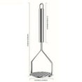 thumbnail image 3 of Stainless Steel Potato Masher,Mashed Potato Masher,Labor-Saving Mashing,Heavy Duty Stainless Steel Potato Masher,Food Smasher For Potatoes, Avocados & More,Manual Potato Masher Tool, 3 of 7